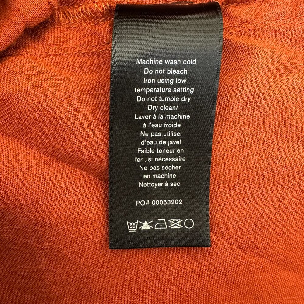 Rag & Bone Rust Linen Shorts - Picture 13 of 13